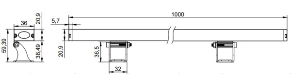 遠(yuǎn)距離傳輸洗墻燈(圖2)